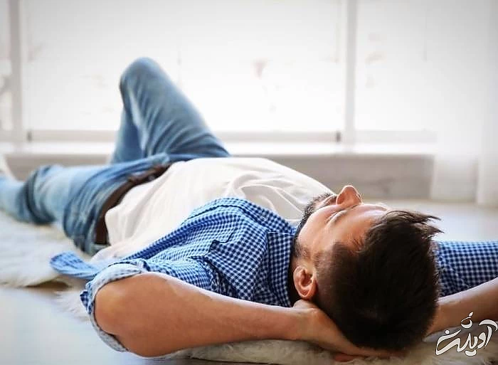 خوابیدن روی زمین